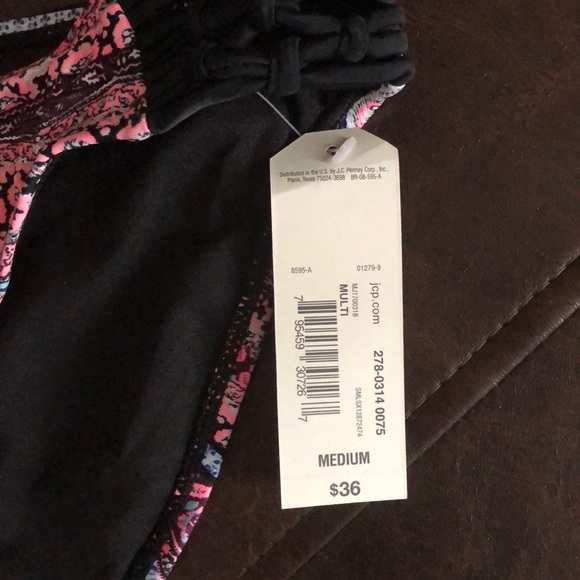 Arizona Floral Hipster Swimsuit Bottom-Juniors - Picture 4 of 4